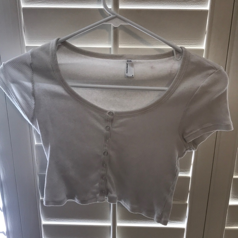 White Crop Top